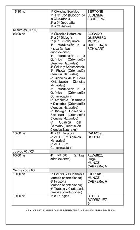 ARCHIVO HISTORICO EES 8 Esteban Echeverría: NUEVO CRONOGRAMA DE