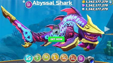 Hungry Shark World Abyssal New Shark Unlocked Update All 40 Sharks Unlocked Hack Gems Coins