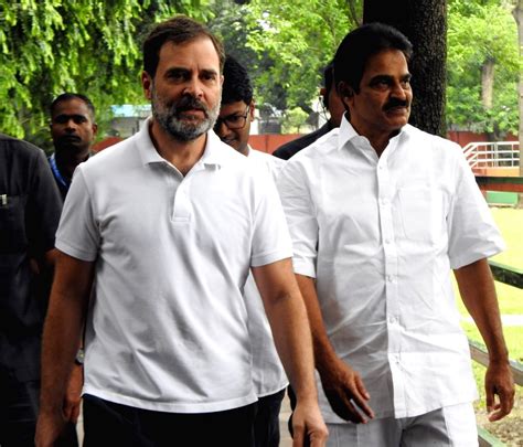 Congress Leader Rahul Gandhi Arrives For A Meeting