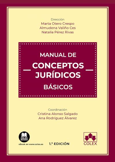 Librería Dykinson Manual de conceptos jurídicos básicos Otero