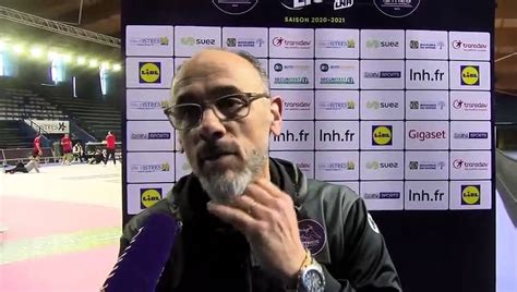 Le coach d Istres P Handball Gilles Derot après Nantes et avant