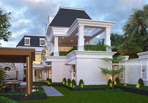 Desain Tampak Belakang Rumah Klasik Modern 25 Lantai Ibu Dlm Di