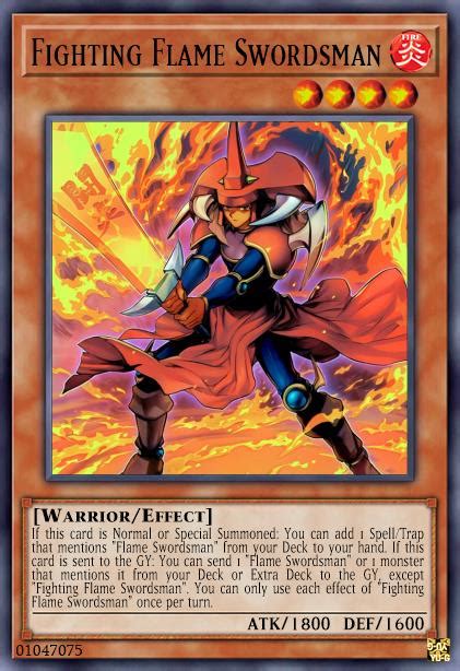 Yu Gi Oh Wiki Fighting Flame Swordsman