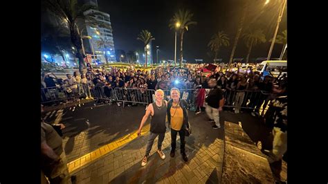 Def Leppard En Lima Peru Phil Collen Y Rick Allen Saludan A Fans