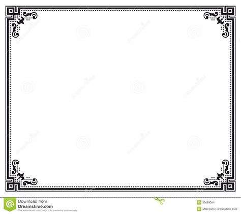 Certificate Border Vector Certificates Templates Free