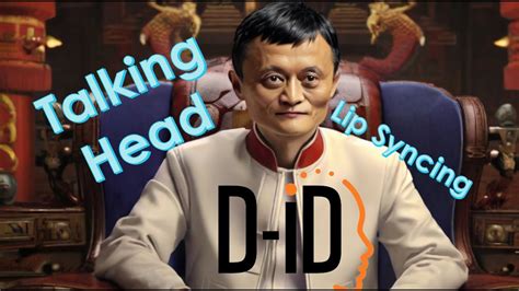 How To Use D Id Ai To Create A Talking Head Lip Syncing Video Jack Ma Ai Voice Cloning Tutor 4