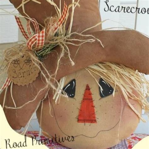 Primitive Scarecrow Pattern Scruff The Scarecrow PDF Sewing Etsy