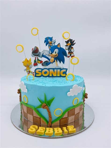 Fresh cream 7th Birthday, Birthday Cake, Sonic Cake, Fresh Cream ...