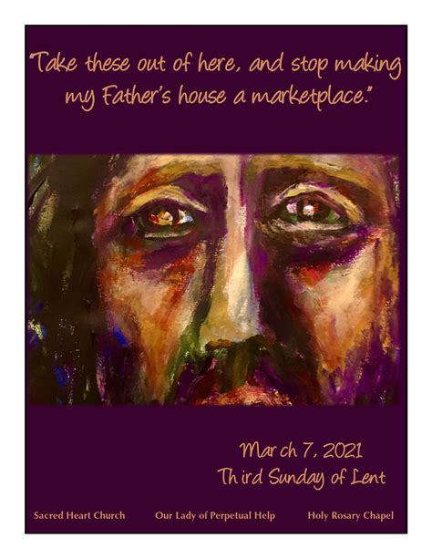 Third Sunday Of Lent 2021 Scriptures Homily Broken But Not Divided