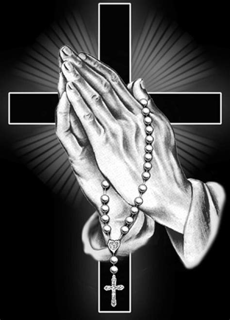 Black Praying Hands Cross Wallpapers on WallpaperDog