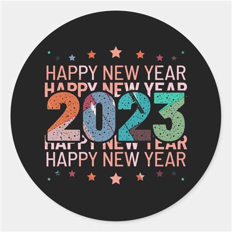 Happy New Year Stickers Printable Artofit