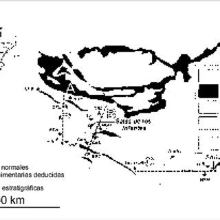 Mapa Geol Gico Simplificado Del Rea Estudiada Con La Situaci N Ele