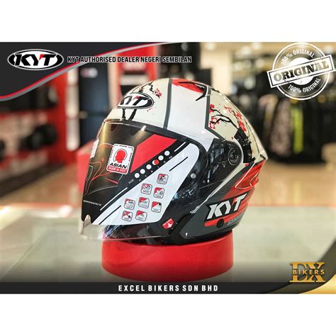 Kyt Nfj Xavi Sakura Kyt Nfj Open Face Helmet Kyt Helmet Double Visor