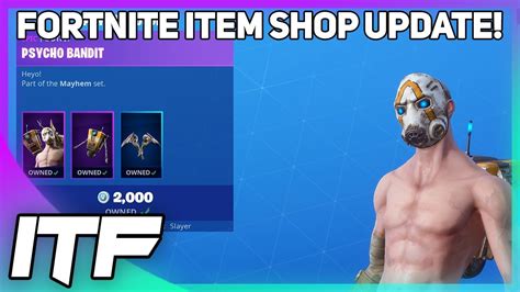 Fortnite Item Shop Update Two Ways To Get The New Psycho Bundle