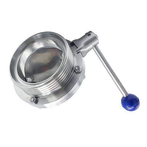 Sanitary Weld Male Butterfly Valves With Pull Handle Buy Sanitary