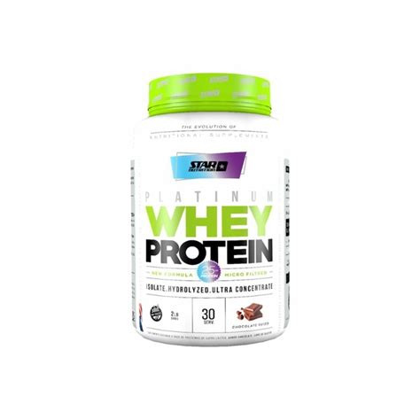 Star Nutrition Platinum Whey Protein 907g Suplemento En Polvo