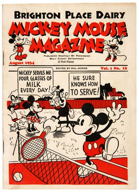 Hake S Mickey Mouse Dairy Promotion Magazine Vol No