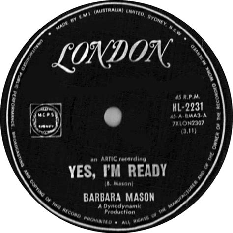 Barbara Mason - Yes, I'm Ready (1965, Vinyl) | Discogs