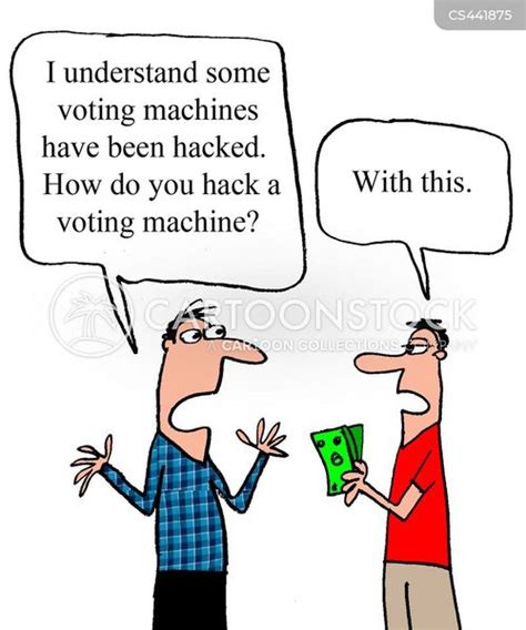 Voting Machine Cartoons and Comics - funny pictures from CartoonStock