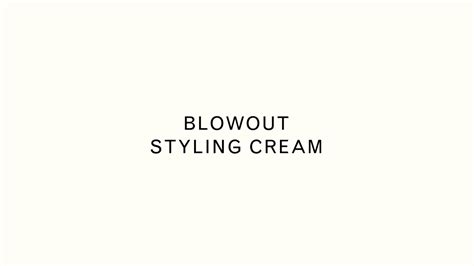 Lernberger Stafsing Blowout Styling Cream YouTube