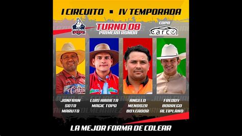 Turno Procoleo Ranking Freddy Borrego Luis Arrieta Cambural Yaracuy