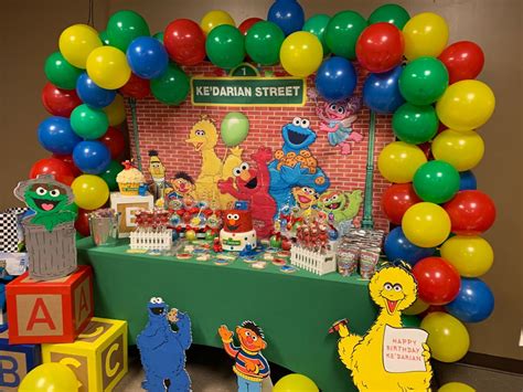 Sesame street party – Artofit