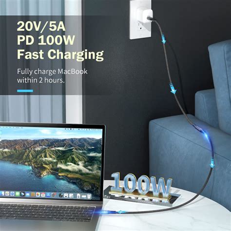 Thunderbolt 4 Jatkokaapeli Usb C Kaapeli Usb C Hen Uros Naaras Tukee 8k 5k 60hz Videota