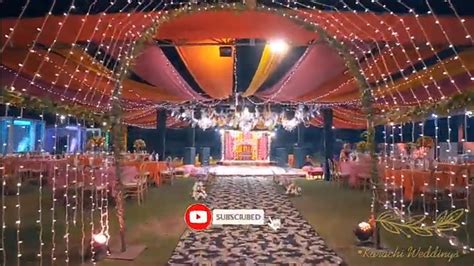 Open Air Mehndi Ceremony Event Setup At Farmhouse Malir Cant Karachi