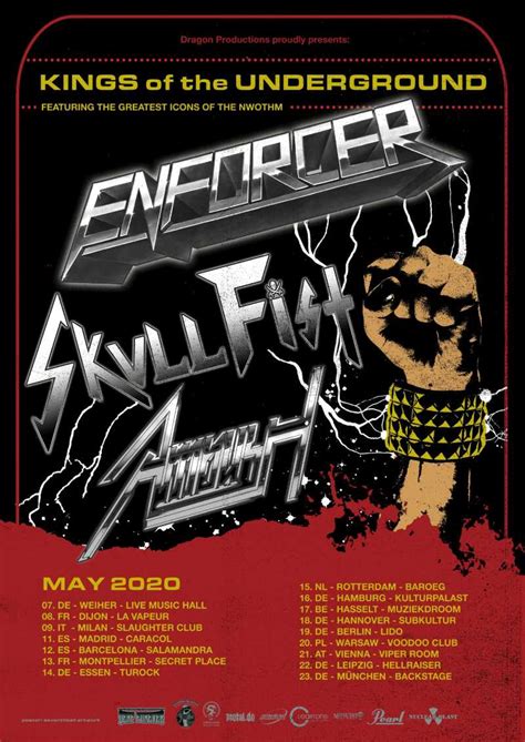 Enforcer Gira Europea Y Fechas En Madrid Y Barcelona Metaltrip