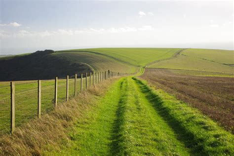 Bridleway Heading South From Beddingham Robin Webster Geograph