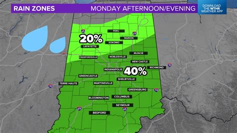 Few showers and downpours return to Indiana for Monday | wthr.com