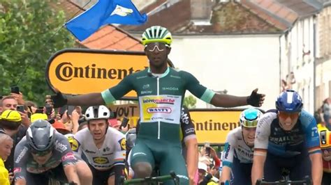 Green Jersey Biniam Girmay Earns Second Win Of The 2024 Tour De France