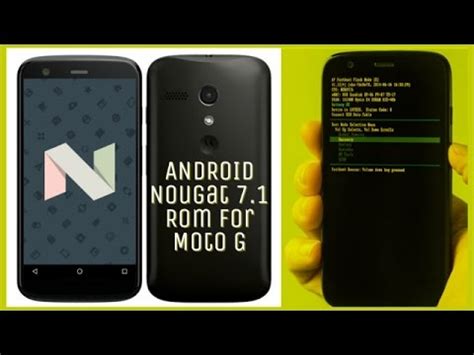 Android Nougat Moto G Xt Custom Rom