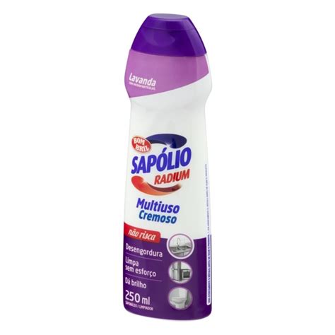 Saponáceo Cremoso Multiuso Lavanda Sapólio Radium Squeeze 250ml Super