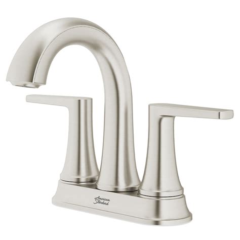 American Standard Brushed Nickel 4-in centerset 2-Handle WaterSense ...