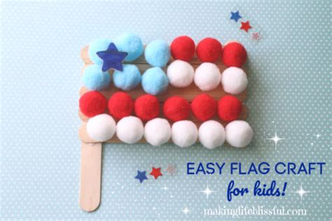 Easy Flag Kids Craft | Making Life Blissful