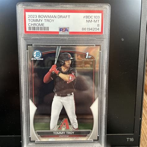 2023 Bowman Draft Chrome BDC 103 Tommy Troy RC For Sale Online EBay