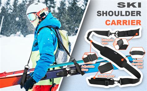 Amazon Cosmos Skis Strap Carrier And Ski Pole Carrier Strap