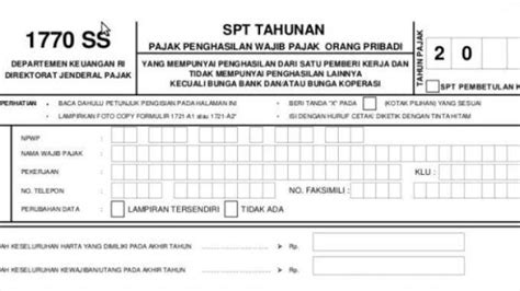 Deadline 31 Maret 2022 Ayo Lapor SPT Tahunan Orang Pribadi Jika Tidak