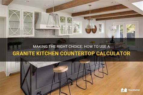 Making The Right Choice How To Use A Granite Kitchen Countertop