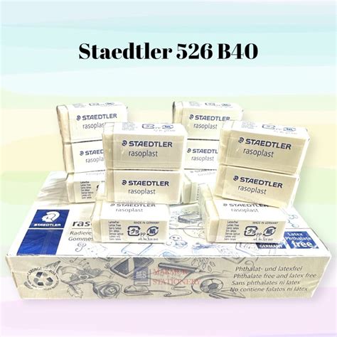 Jual Penghapus Staedtler Putih Kecil Rasoplast B Pcs Shopee