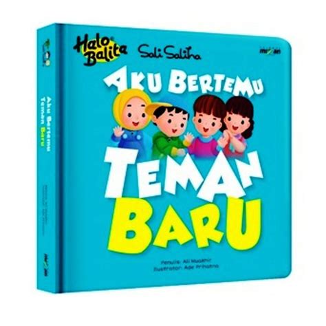 Jual Buku Halo Balita Sali Saliha Aku Bertemu Teman Baru Boardbook