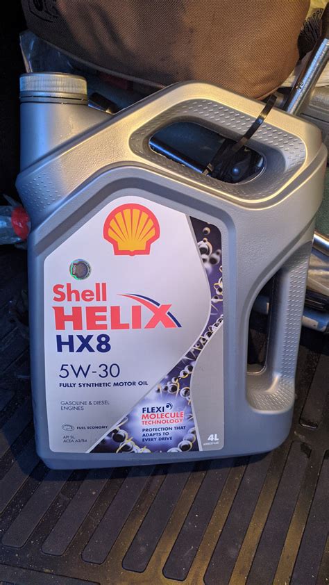 600037468 Моторное масло SHELL Helix HX8 5W30 SL 4л SHELL | Запчасти на ...
