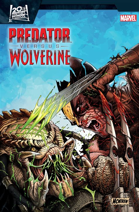 PREDATOR VS WOLVERINE 1 STEVE MCNIVEN VARIANT