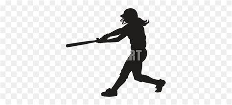 Softball Silhouette Clipart Stuff Softball - Softball Bat Clipart ...