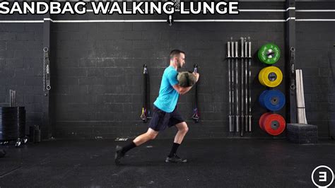 Sandbag Walking Lunge Youtube