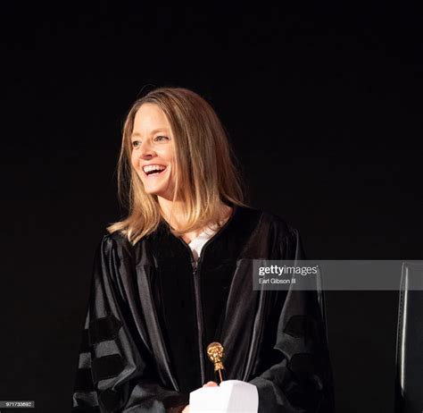 Actor Jodie Foster Is Honored At Afis Conservatory Commencement