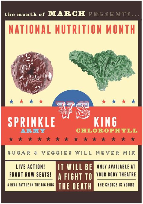 National Nutrition Month Poster on Behance | Nutrition month, National nutrition month, Nutrition