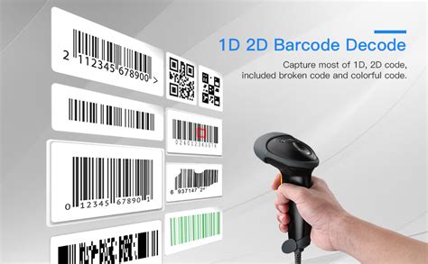 Eyoyo Lecteur De Codes Barres D Handheld Wired Qr Barcode Scanner Qr