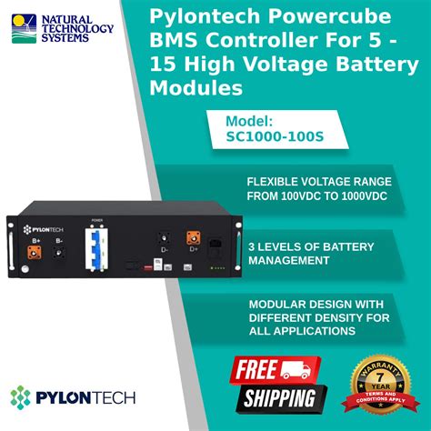 Pylontech Powercube Bms Controller For 5 15 High Voltage Battery Mod